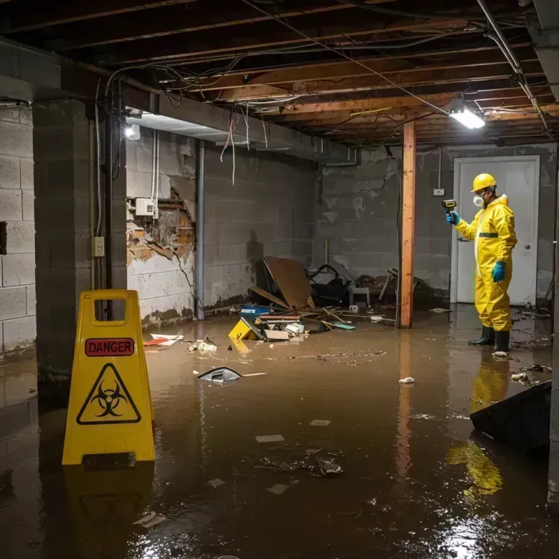 Flooded Basement Electrical Hazard in Cameron Park, CA Property